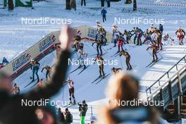 03.01.2017, Oberstdorf, Germany (GER): Athletes after the start (l-r)  - FIS world cup cross-country, tour de ski, skiathlon men, Oberstdorf (GER). www.nordicfocus.com. © Modica/NordicFocus. Every downloaded picture is fee-liable.