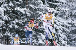 03.01.2017, Oberstdorf, Germany (GER): Noah Hoffman (USA), Anton Lindblad (SWE), (l-r)  - FIS world cup cross-country, tour de ski, skiathlon men, Oberstdorf (GER). www.nordicfocus.com. © Modica/NordicFocus. Every downloaded picture is fee-liable.