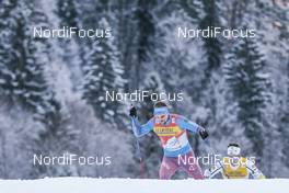 03.01.2017, Oberstdorf, Germany (GER): Sergey Ustiugov (RUS), Marcus Hellner (SWE), (l-r)  - FIS world cup cross-country, tour de ski, skiathlon men, Oberstdorf (GER). www.nordicfocus.com. © Modica/NordicFocus. Every downloaded picture is fee-liable.