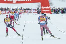 03.01.2017, Oberstdorf, Germany (GER): Martin Johnsrud Sundby (NOR), Sergey Ustiugov (RUS), (l-r)  - FIS world cup cross-country, tour de ski, skiathlon men, Oberstdorf (GER). www.nordicfocus.com. © Modica/NordicFocus. Every downloaded picture is fee-liable.