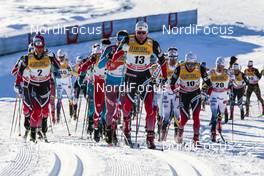 03.01.2017, Oberstdorf, Germany (GER): Martin Johnsrud Sundby (NOR), Sergey Ustiugov (RUS), Niklas Dyrhaug (NOR), Finn Haagen Krogh (NOR), (l-r)  - FIS world cup cross-country, tour de ski, skiathlon men, Oberstdorf (GER). www.nordicfocus.com. © Modica/NordicFocus. Every downloaded picture is fee-liable.