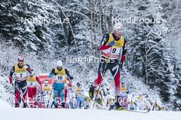 03.01.2017, Oberstdorf, Germany (GER): Didrik Toenseth (NOR), Martin Johnsrud Sundby (NOR), Jean Marc Gaillard (FRA), (l-r)  - FIS world cup cross-country, tour de ski, skiathlon men, Oberstdorf (GER). www.nordicfocus.com. © Modica/NordicFocus. Every downloaded picture is fee-liable.