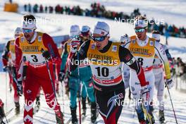 03.01.2017, Oberstdorf, Germany (GER): Alex Harvey (CAN), Finn Haagen Krogh (NOR), Marcus Hellner (SWE), (l-r)  - FIS world cup cross-country, tour de ski, skiathlon men, Oberstdorf (GER). www.nordicfocus.com. © Modica/NordicFocus. Every downloaded picture is fee-liable.
