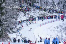 03.01.2017, Oberstdorf, Germany (GER): Athletes on the track (l-r)  - FIS world cup cross-country, tour de ski, skiathlon men, Oberstdorf (GER). www.nordicfocus.com. © Modica/NordicFocus. Every downloaded picture is fee-liable.