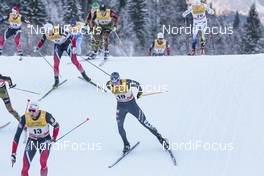 03.01.2017, Oberstdorf, Germany (GER): Niklas Dyrhaug (NOR), Francesco De Fabiani (ITA), Emil Iversen (NOR), (l-r)  - FIS world cup cross-country, tour de ski, skiathlon men, Oberstdorf (GER). www.nordicfocus.com. © Modica/NordicFocus. Every downloaded picture is fee-liable.