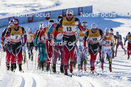 03.01.2017, Oberstdorf, Germany (GER): Martin Johnsrud Sundby (NOR), Niklas Dyrhaug (NOR), Finn Haagen Krogh (NOR), +1g+, (l-r)  - FIS world cup cross-country, tour de ski, skiathlon men, Oberstdorf (GER). www.nordicfocus.com. © Modica/NordicFocus. Every downloaded picture is fee-liable.