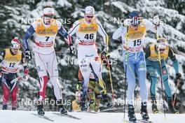 03.01.2017, Oberstdorf, Germany (GER): Andrew Musgrave (GBR), Viktor Thorn (SWE), Matti Heikkinen (FIN), (l-r)  - FIS world cup cross-country, tour de ski, skiathlon men, Oberstdorf (GER). www.nordicfocus.com. © Modica/NordicFocus. Every downloaded picture is fee-liable.