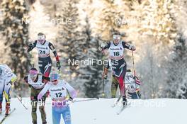 03.01.2017, Oberstdorf, Germany (GER): Ragnhild Haga (NOR), Silje Oeyre Slind (NOR), (l-r)  - FIS world cup cross-country, tour de ski, skiathlon women, Oberstdorf (GER). www.nordicfocus.com. © Modica/NordicFocus. Every downloaded picture is fee-liable.