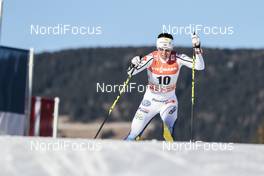 06.01.2017, Toblach, Italy (ITA): Charlotte Kalla (SWE) - FIS world cup cross-country, tour de ski, 5km women, Toblach (ITA). www.nordicfocus.com. © Modica/NordicFocus. Every downloaded picture is fee-liable.
