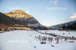 07.01.2017, Val di Fiemme, Italy (ITA): Ladies after the start (l-r)  - FIS world cup cross-country, tour de ski, mass women, Val di Fiemme (ITA). www.nordicfocus.com. © Modica/NordicFocus. Every downloaded picture is fee-liable.