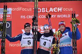 14.01.2017, Toblach, Italy (ITA): Simeon Hamilton (USA), Sindre Bjoernestad Skar (NOR), (l-r) - FIS world cup cross-country, individual sprint, Toblach (ITA). www.nordicfocus.com. © Thibaut/NordicFocus. Every downloaded picture is fee-liable.