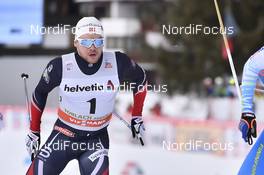 14.01.2017, Toblach, Italy (ITA): Haavard Solaas Taugboel (NOR) - FIS world cup cross-country, individual sprint, Toblach (ITA). www.nordicfocus.com. © Thibaut/NordicFocus. Every downloaded picture is fee-liable.