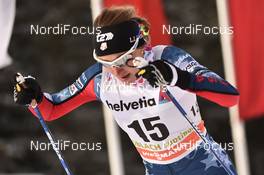 14.01.2017, Toblach, Italy (ITA): Sophie Caldwell (USA) - FIS world cup cross-country, individual sprint, Toblach (ITA). www.nordicfocus.com. © Thibaut/NordicFocus. Every downloaded picture is fee-liable.