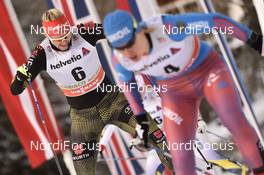 14.01.2017, Toblach, Italy (ITA): Denise Herrmann (GER), Natalia Matveeva (RUS) - FIS world cup cross-country, individual sprint, Toblach (ITA). www.nordicfocus.com. © Thibaut/NordicFocus. Every downloaded picture is fee-liable.