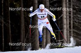 14.01.2017, Toblach, Italy (ITA): Oskar Svensson (SWE) - FIS world cup cross-country, individual sprint, Toblach (ITA). www.nordicfocus.com. © Thibaut/NordicFocus. Every downloaded picture is fee-liable.