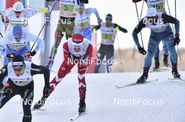 15.01.2017, Toblach, Italy (ITA): Alex Harvey (CAN), Baptiste Gros (FRA) - FIS world cup cross-country, team sprint, Toblach (ITA). www.nordicfocus.com. © Thibaut/NordicFocus. Every downloaded picture is fee-liable.