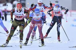 15.01.2017, Toblach, Italy (ITA): Denise Herrmann (GER), Yulia Belorukova (RUS), Ilaria Debertolis (ITA) - FIS world cup cross-country, team sprint, Toblach (ITA). www.nordicfocus.com. © Thibaut/NordicFocus. Every downloaded picture is fee-liable.