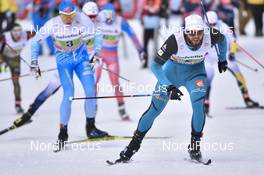15.01.2017, Toblach, Italy (ITA): Baptiste Gros (FRA) - FIS world cup cross-country, team sprint, Toblach (ITA). www.nordicfocus.com. © Thibaut/NordicFocus. Every downloaded picture is fee-liable.