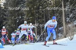 15.01.2017, Toblach, Italy (ITA): Lauri Vuorinen (FIN), Emil Joensson (SWE) - FIS world cup cross-country, team sprint, Toblach (ITA). www.nordicfocus.com. © Thibaut/NordicFocus. Every downloaded picture is fee-liable.