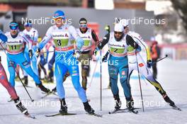 15.01.2017, Toblach, Italy (ITA): Pawel Klisz (POL), Matias Strandvall (FIN), Baptiste Gros (FRA) - FIS world cup cross-country, team sprint, Toblach (ITA). www.nordicfocus.com. © Thibaut/NordicFocus. Every downloaded picture is fee-liable.