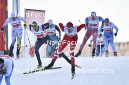 15.01.2017, Toblach, Italy (ITA): Dietmar Noeckler (ITA), Len Valjas (CAN) - FIS world cup cross-country, team sprint, Toblach (ITA). www.nordicfocus.com. © Thibaut/NordicFocus. Every downloaded picture is fee-liable.