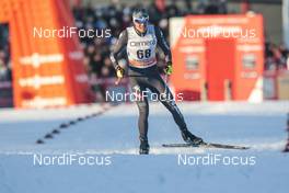 21.01.2017, Ulricehamn, Sweden (SWE): Francesco De Fabiani (ITA) - FIS world cup cross-country, 15km men, Ulricehamn (SWE). www.nordicfocus.com. © Modica/NordicFocus. Every downloaded picture is fee-liable.