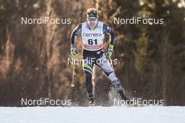 21.01.2017, Ulricehamn, Sweden (SWE): Emil Joensson (SWE) - FIS world cup cross-country, 15km men, Ulricehamn (SWE). www.nordicfocus.com. © Modica/NordicFocus. Every downloaded picture is fee-liable.