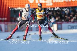 21.01.2017, Ulricehamn, Sweden (SWE): Martin Johnsrud Sundby (NOR), Finn Haagen Krogh (NOR), (l-r)  - FIS world cup cross-country, 15km men, Ulricehamn (SWE). www.nordicfocus.com. © Modica/NordicFocus. Every downloaded picture is fee-liable.