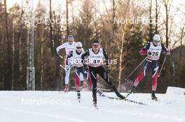 21.01.2017, Ulricehamn, Sweden (SWE): Dario Cologna (SUI), Daniel Stock (NOR), (l-r)  - FIS world cup cross-country, 15km men, Ulricehamn (SWE). www.nordicfocus.com. © Modica/NordicFocus. Every downloaded picture is fee-liable.
