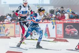 22.01.2017, Ulricehamn, Sweden (SWE): Jessica Diggins (USA) - FIS world cup cross-country, 4x5km women, Ulricehamn (SWE). www.nordicfocus.com. © Modica/NordicFocus. Every downloaded picture is fee-liable.