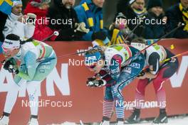 22.01.2017, Ulricehamn, Sweden (SWE): Sadie Bjornsen (USA) - FIS world cup cross-country, 4x5km women, Ulricehamn (SWE). www.nordicfocus.com. © Modica/NordicFocus. Every downloaded picture is fee-liable.