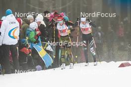 22.01.2017, Ulricehamn, Sweden (SWE): Katharina Hennig (GER), Virginia De Martin Topranin (ITA), (l-r)  - FIS world cup cross-country, 4x5km women, Ulricehamn (SWE). www.nordicfocus.com. © Modica/NordicFocus. Every downloaded picture is fee-liable.