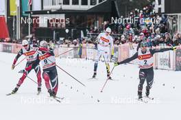 28.01.2017, Falun Sweden (SWE): Emil Iversen (NOR), Federico Pellegrino (ITA), (l-r)  - FIS world cup cross-country, individual sprint, Falun (SWE). www.nordicfocus.com. © Modica/NordicFocus. Every downloaded picture is fee-liable.