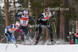 28.01.2017, Falun Sweden (SWE): Gaia Vuerich (ITA), Laurien Van Der Graaff (SUI) - FIS world cup cross-country, individual sprint, Falun (SWE). www.nordicfocus.com. © Modica/NordicFocus. Every downloaded picture is fee-liable.
