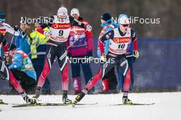 28.01.2017, Falun Sweden (SWE): Emil Iversen (NOR), Sindre Bjoernestad Skar (NOR), (l-r)  - FIS world cup cross-country, individual sprint, Falun (SWE). www.nordicfocus.com. © Modica/NordicFocus. Every downloaded picture is fee-liable.