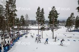 28.01.2017, Falun Sweden (SWE): Athletes warming up in Falun's stadium   - FIS world cup cross-country, individual sprint, Falun (SWE). www.nordicfocus.com. © Modica/NordicFocus. Every downloaded picture is fee-liable.