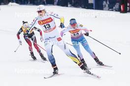 28.01.2017, Falun Sweden (SWE): Ida Ingemarsdotter (SWE), Krista Parmakoski (FIN), (l-r)  - FIS world cup cross-country, individual sprint, Falun (SWE). www.nordicfocus.com. © Modica/NordicFocus. Every downloaded picture is fee-liable.