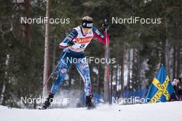 28.01.2017, Falun Sweden (SWE): Jessica Diggins (USA) - FIS world cup cross-country, individual sprint, Falun (SWE). www.nordicfocus.com. © Modica/NordicFocus. Every downloaded picture is fee-liable.
