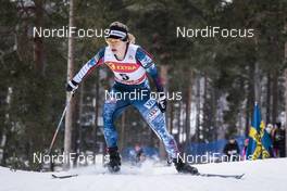 28.01.2017, Falun Sweden (SWE): Jessica Diggins (USA) - FIS world cup cross-country, individual sprint, Falun (SWE). www.nordicfocus.com. © Modica/NordicFocus. Every downloaded picture is fee-liable.