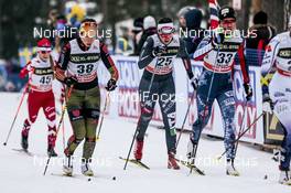 29.01.2017, Falun Sweden (SWE): Elisabeth Schicho (GER), Giulia Stuerz (ITA), Caitlin Patterson (USA), (l-r)  - FIS world cup cross-country, mass women, Falun (SWE). www.nordicfocus.com. © Modica/NordicFocus. Every downloaded picture is fee-liable.