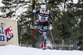 29.01.2017, Falun Sweden (SWE): Francesca Baudin (ITA) - FIS world cup cross-country, mass women, Falun (SWE). www.nordicfocus.com. © Modica/NordicFocus. Every downloaded picture is fee-liable.