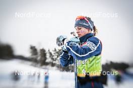 27.01.2017, Falun Sweden (SWE): Jessica Diggins (USA) - FIS world cup cross-country, training, Falun (SWE). www.nordicfocus.com. © Modica/NordicFocus. Every downloaded picture is fee-liable.