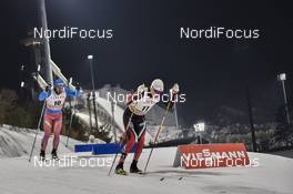 03.02.2017, Pyeong Chang, Korea (KOR): Martin Loewstroem Nyenget (NOR), Pavel Petrov (RUS) - FIS world cup cross-country, individual sprint, Pyeong Chang (KOR). www.nordicfocus.com. © Thibaut/NordicFocus. Every downloaded picture is fee-liable.