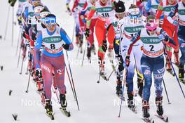 04.02.2017, Pyeong Chang, Korea (KOR): Alisa Zhambalova (RUS), Elizabeth Stephen (USA) - FIS world cup cross-country, skiathlon women, Pyeong Chang (KOR). www.nordicfocus.com. © Thibaut/NordicFocus. Every downloaded picture is fee-liable.