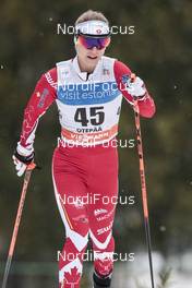 19.02.2017, Otepaeae, Estonia (EST): Cendrine Browne (CAN) - FIS world cup cross-country, 10km women, Otepaeae (EST). www.nordicfocus.com. © Modica/NordicFocus. Every downloaded picture is fee-liable.