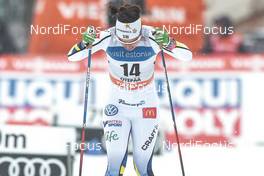 19.02.2017, Otepaeae, Estonia (EST): Anna Haag (SWE) - FIS world cup cross-country, 10km women, Otepaeae (EST). www.nordicfocus.com. © Modica/NordicFocus. Every downloaded picture is fee-liable.