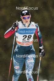 19.02.2017, Otepaeae, Estonia (EST): Sadie Bjornsen (USA) - FIS world cup cross-country, 10km women, Otepaeae (EST). www.nordicfocus.com. © Modica/NordicFocus. Every downloaded picture is fee-liable.