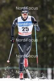 19.02.2017, Otepaeae, Estonia (EST): Ueli Schnider (SUI) - FIS world cup cross-country, 15km men, Otepaeae (EST). www.nordicfocus.com. © Modica/NordicFocus. Every downloaded picture is fee-liable.