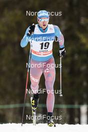 19.02.2017, Otepaeae, Estonia (EST): Stanislav Volzhentsev (RUS) - FIS world cup cross-country, 15km men, Otepaeae (EST). www.nordicfocus.com. © Modica/NordicFocus. Every downloaded picture is fee-liable.
