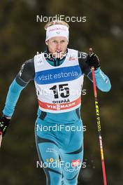 19.02.2017, Otepaeae, Estonia (EST): Alexis Jeannerod (FRA) - FIS world cup cross-country, 15km men, Otepaeae (EST). www.nordicfocus.com. © Modica/NordicFocus. Every downloaded picture is fee-liable.